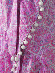 Katerina Mini Ruffle Skirt in Nettie Lavender Pink