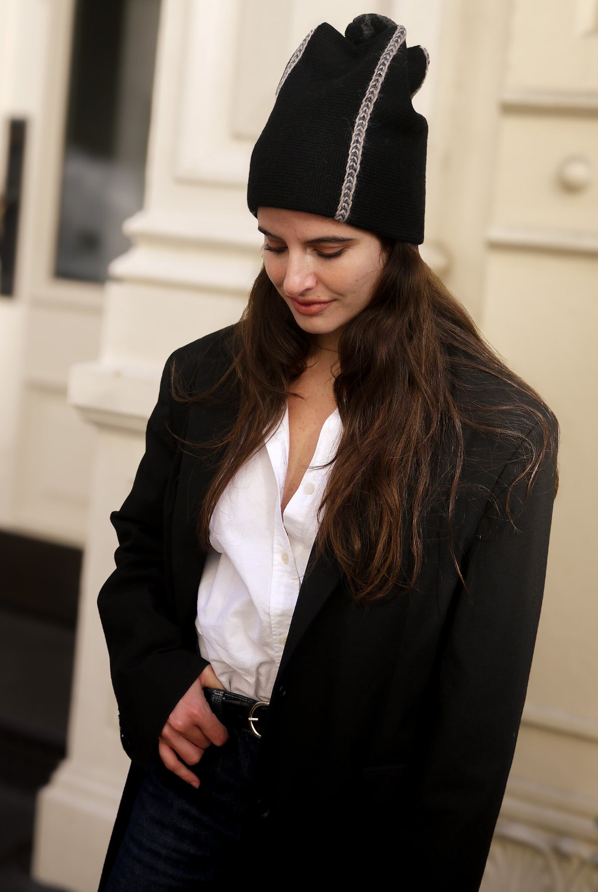 Teton Beanie - Black with Puddy Embroidery – Buggy NYC