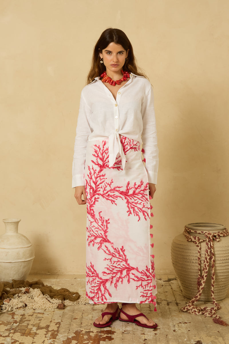 Coral Pareo in Pink