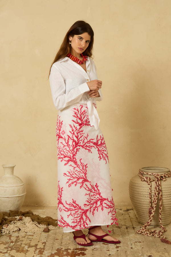 Coral Pareo in Pink