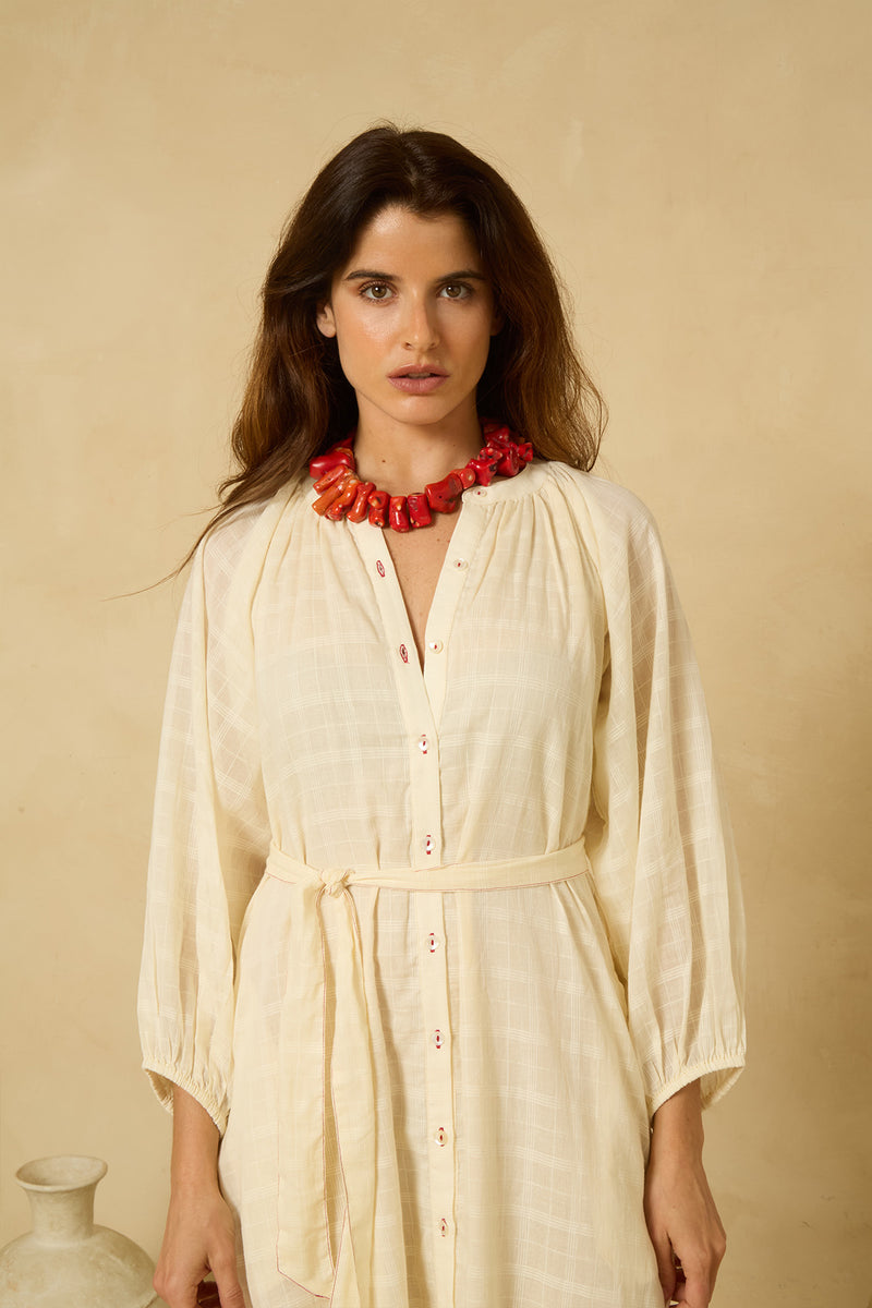 Maia Dress in Cream