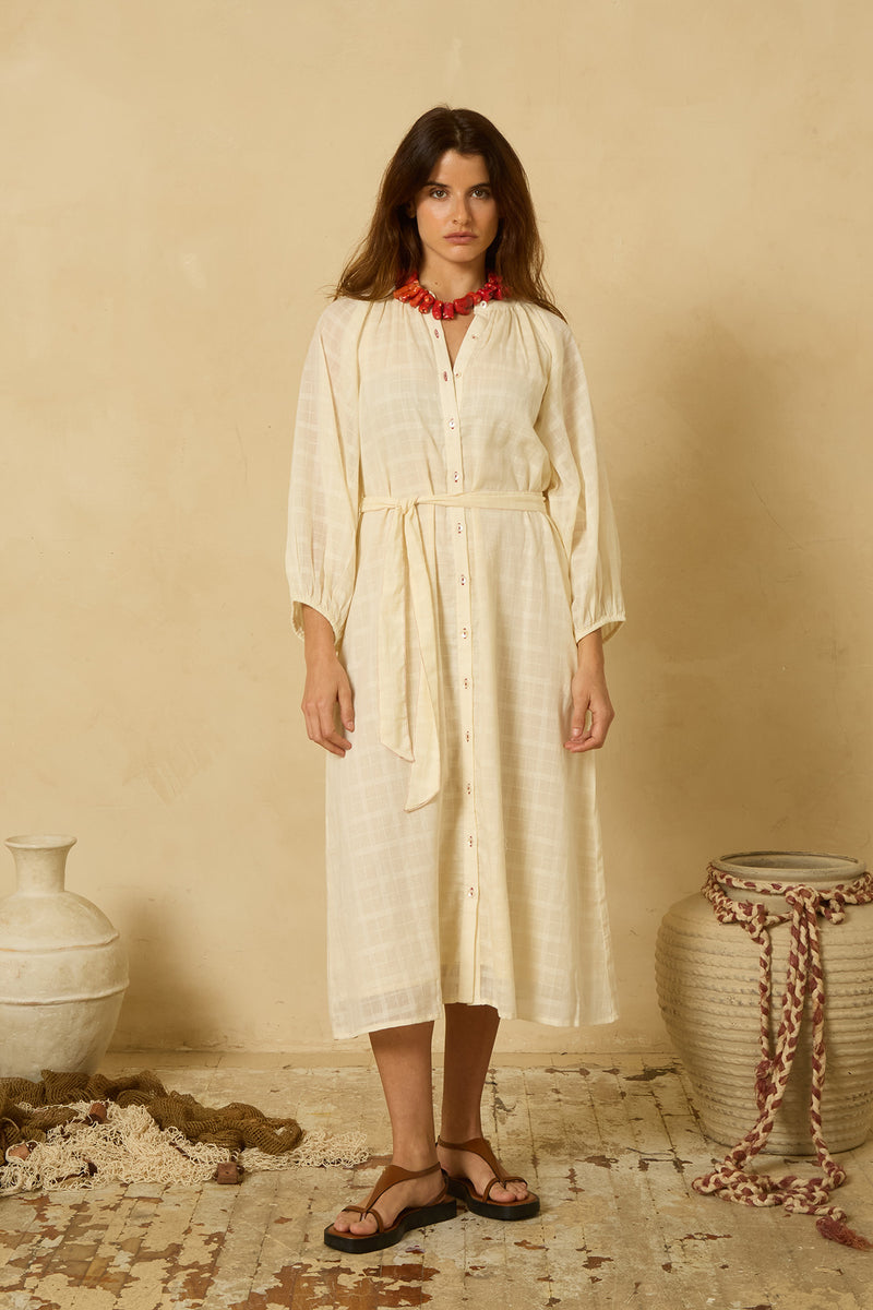 maiah cream maxi dress Maiah Light Pink Maxi Dress - 10