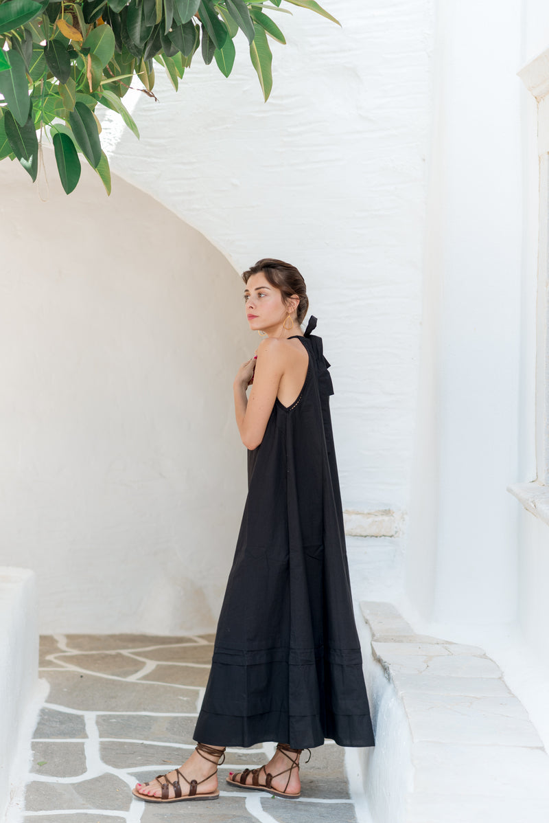 Ariadne Halter Dress Black Buggy NYC Ariadne Halter Dress Black Buggy NYC