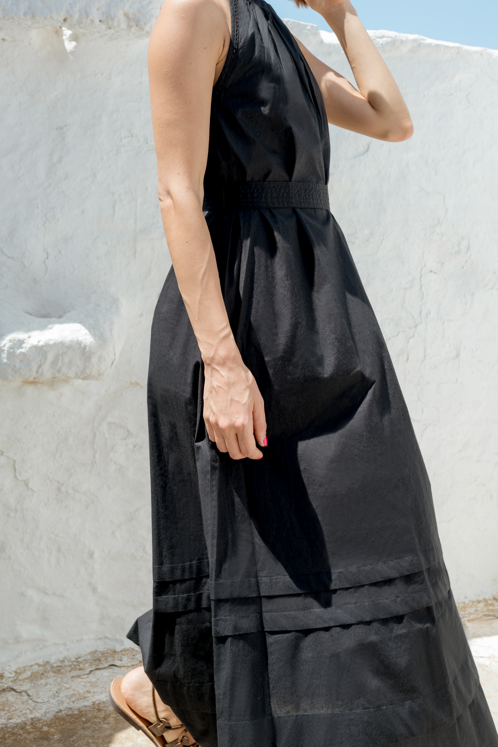 Ariadne Halter Dress Black Buggy NYC Ariadne Halter Dress Black Buggy NYC