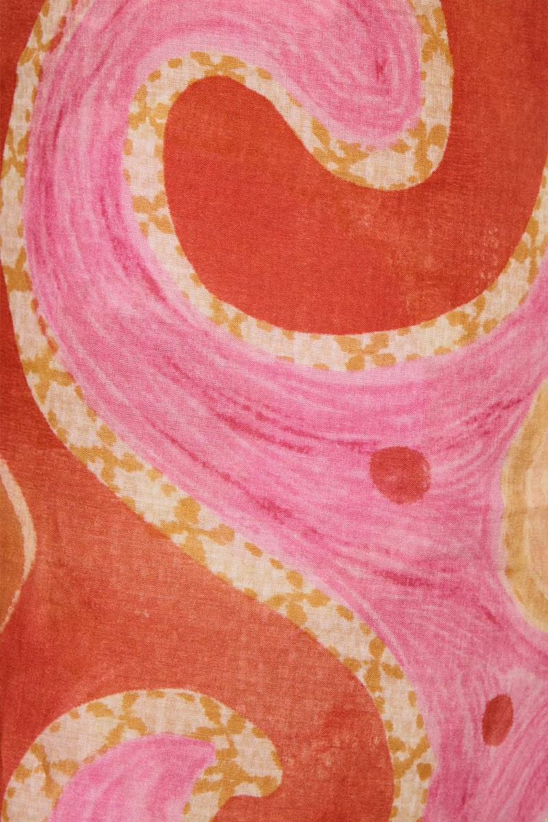 Starfish Pareo in Pink and Orange