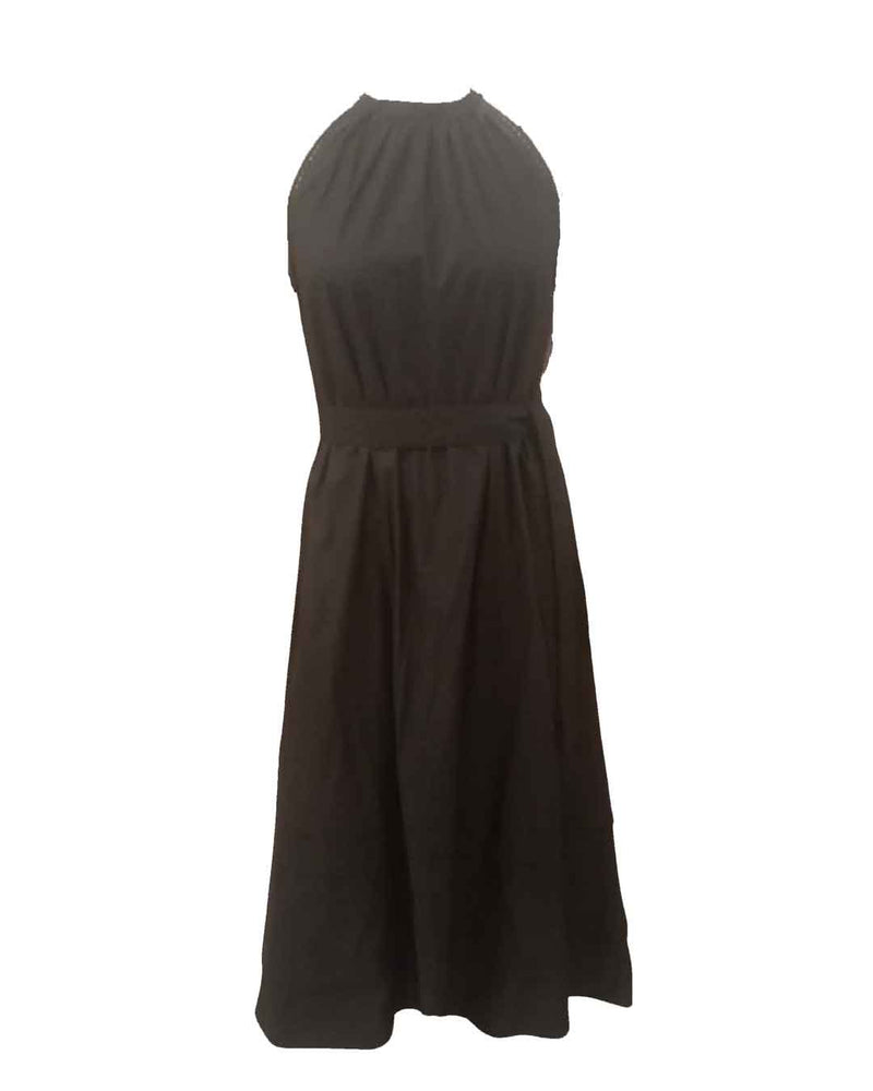 Ariadne Halter Dress Black