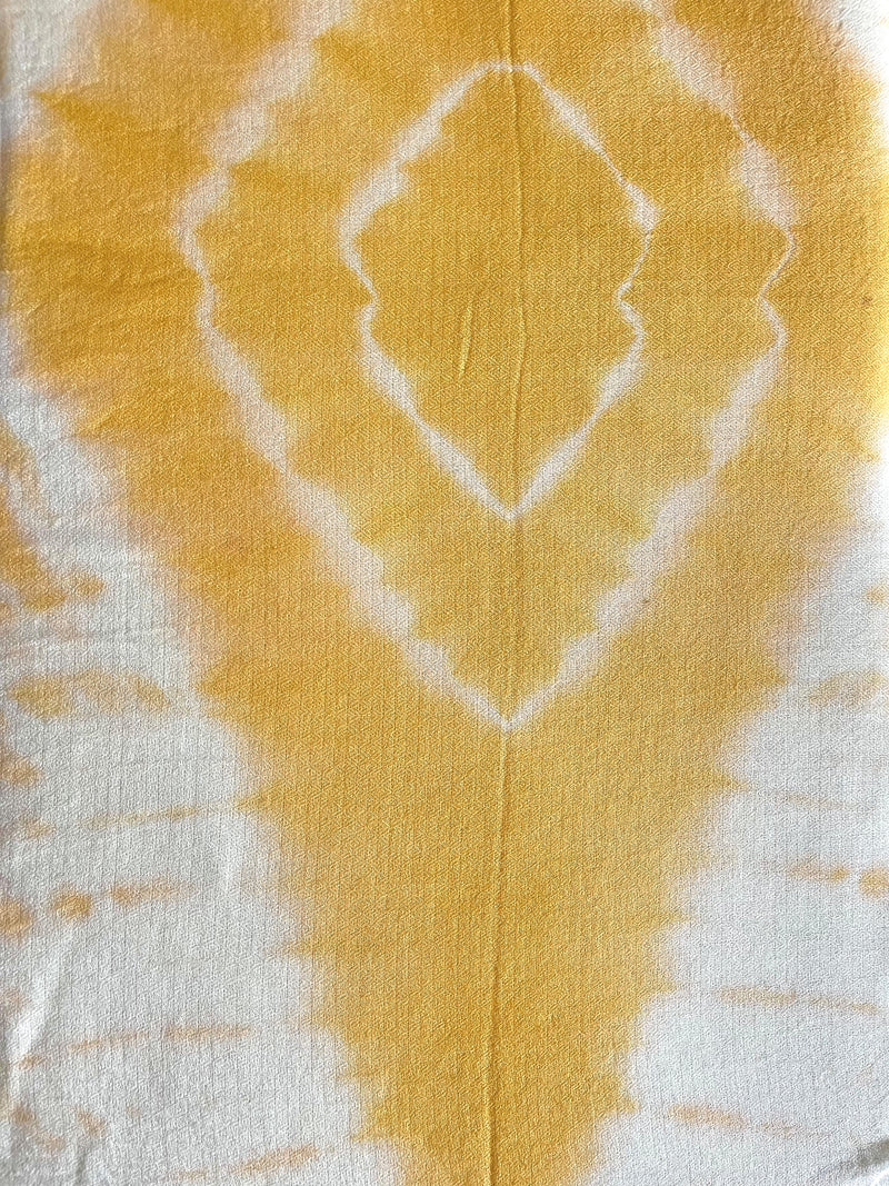 Evil Eye Hand Dyed Pashmina - Marigold Yellow