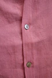 Men's Linen Shirt Nantucket Red