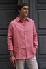 Men's Linen Shirt Nantucket Red