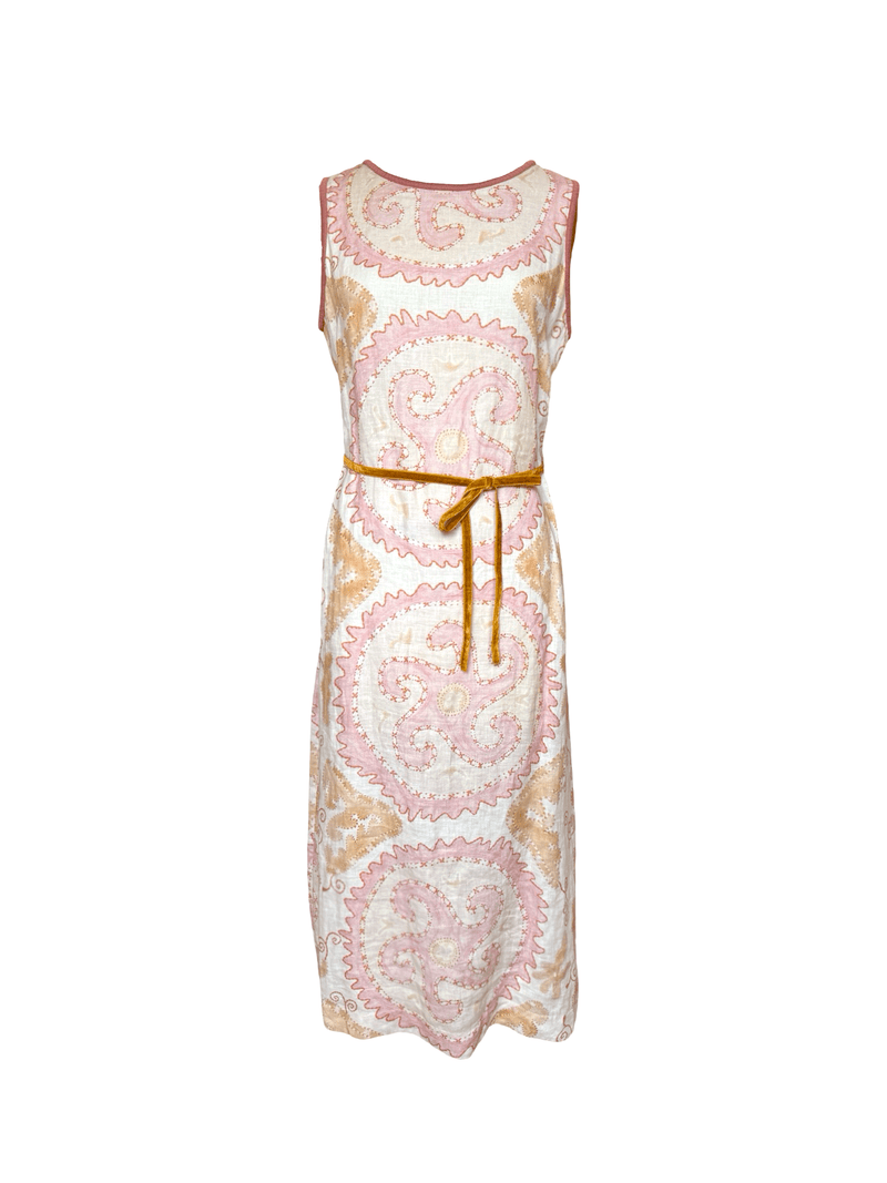 Starfish Shift Midi Dress - Rose Sand