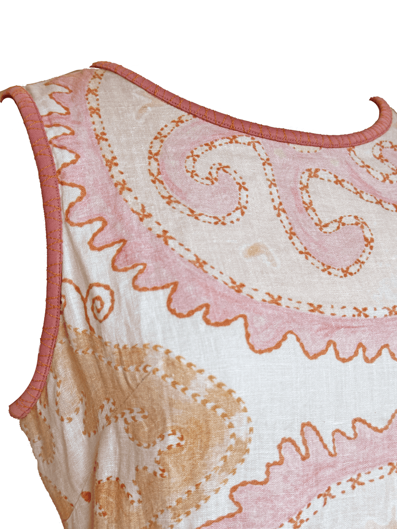Starfish Shift Midi Dress - Rose Sand