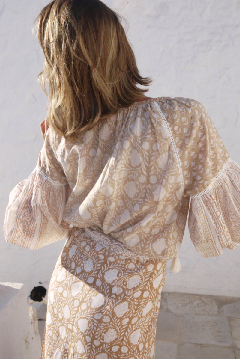 Naxos Blouse - Sand